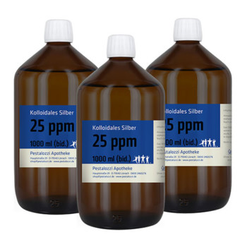 Kolloidales Silber bidest. (Silberwasser) 25 ppm